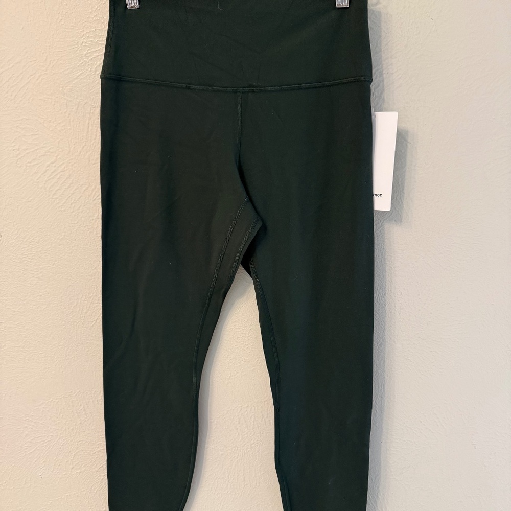 NWT Lululemon 2025 Align HR Pant legging 28" size 10 Rainforest Dark Green